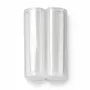 MagicVac 2 rollos de film para envasado al vacío, 15 cm x 6 m, 2 rollos, transparente, sin BPA, compatibles universalmente