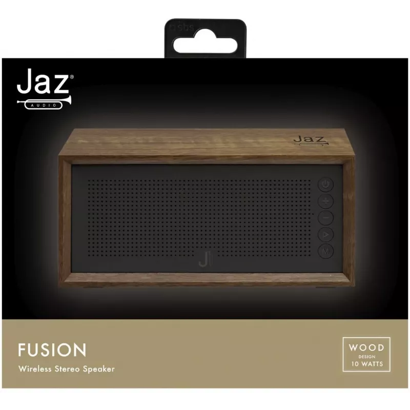 Jaz altavoz inalámbrico Bluetooth, marrón (TEJZSPEAKFUSIONBTB)