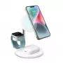 SBS TEWIRMAG3IN1 Estación de carga inalámbrica 3 en 1 con MagSafe para iPhone, Apple Watch y AirPods
