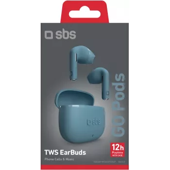 SBS Go Pods auriculares inalámbricos TWS, petróleo (TEEARTWSGOPODSP)