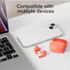 SBS TEEARTWSGOPODSR Auriculares true wireless stereo con estuche de carga, Bluetooth 5.0, control táctil, Rojo