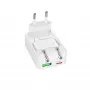 SBS TETRGANUSBTCFOLD20W Cargador de pared plegable GaN USB-C de 20W Blanco