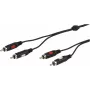Vivanco cable de audio 2xRCA a 2xRCA 2,5 m (VVA2RCA25MMK)