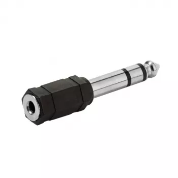 Vivanco VVAJACKAD35F63M Adaptador de jack de 3,5 mm (hembra a macho) Estéreo