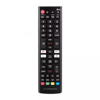 Vivanco VVREMOTELGK Mando a distancia universal para televisores LG - Negro