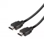 Vivanco VVVHDMI25MMK cable HDMI High Speed con Ethernet 2,5 m 4K 60Hz 18Gbps ARC HEC 3D HDCP 2.2 HDR bañado en oro negro
