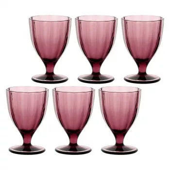 ROSE&TULIPANI set de 6 vasos Amami - lila, 300 ml