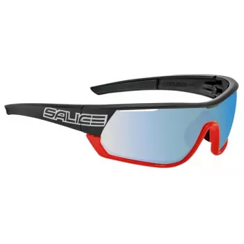 Salice 016RWX RWX gafas de sol fotocromáticas para ciclismo negro/rojo con lente de repuesto transparente