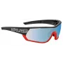 Salice 016RWX RWX gafas de sol fotocromáticas para ciclismo negro/rojo con lente de repuesto transparente