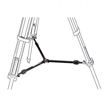 Manfrotto 537SPRB separador de patas de trípode, aluminio, negro
