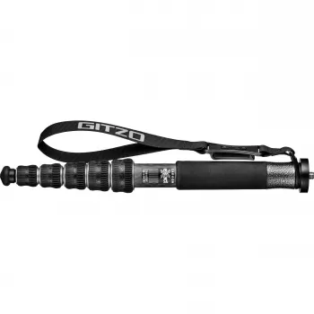 Gitzo GM2562T monopié de fibra de carbono Traveler Series 2, 6 secciones, altura máx. 142 cm, carga 12 kg, negro