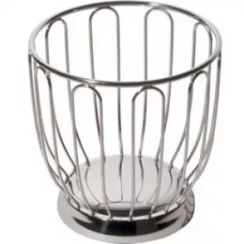 Alessi 370 frutero redondo de acero inoxidable