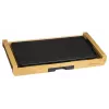 Melchioni Bamboo Grill parrilla eléctrica de mesa 1800 W marrón 37x27 cm placa antiadherente extraíble