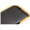 Melchioni Bamboo Grill parrilla eléctrica de mesa 1800 W marrón 37x27 cm placa antiadherente extraíble
