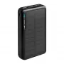 SBS batería solar 20000 mAh carga rápida negra