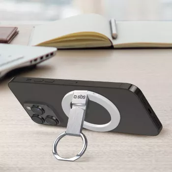 SBS Mag Ring Stand, soporte de anillo magnético compatible con MagSafe para iPhone (TEMAGSFSTAND)