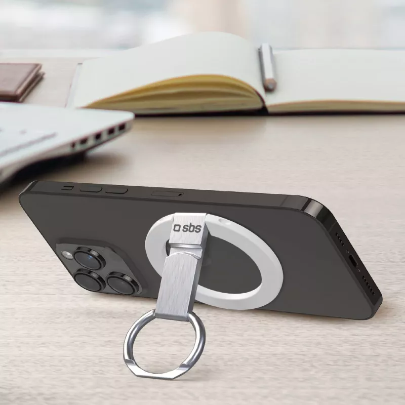 SBS Mag Ring Stand, soporte de anillo magnético compatible con MagSafe para iPhone (TEMAGSFSTAND)