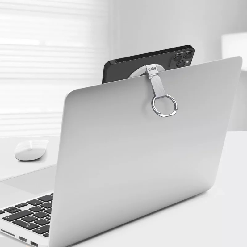 SBS Mag Ring Stand, soporte de anillo magnético compatible con MagSafe para iPhone (TEMAGSFSTAND)