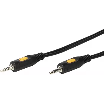 Vivanco cable de audio de 3,5 mm a 3,5 mm de 0,75 m (VVAJACK07MMK)