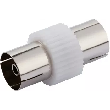 Vivanco adaptador de antena, acoplador coaxial (VVANADATFF)