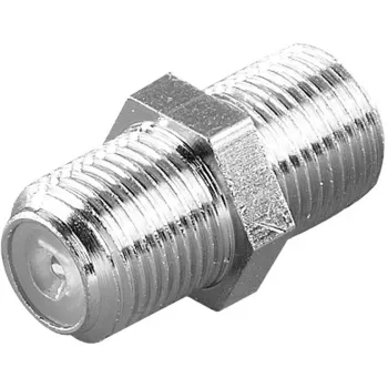 Conector doble hembra tipo F Vivanco, 2 uds. (VVSATADAPTMMF)