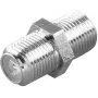 Vivanco conector doble hembra tipo F, 2 unidades (VVSATADAPTMMF)