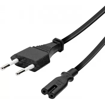 Vivanco cable de alimentación, enchufe EU a enchufe Japón de 8 pines, 1,25 m (VVITPOWERIT12)