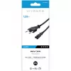 Vivanco cable de alimentación, enchufe EU a enchufe Japón de 8 pines, 1,25 m (VVITPOWERIT12)