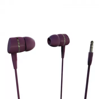 Vivanco VVEARSOLIDSOUNDR Auriculares in-ear con cable y conector jack 3,5 mm, rojo