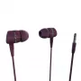 Vivanco VVEARSOLIDSOUNDR Auriculares in-ear con cable y conector jack 3,5 mm, rojo