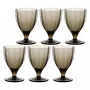 ROSE&TULIPANI Set de 6 vasos Amami - gris, 300 ml