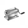 Marcato Atlas 150 Roller Premium Máquina de pasta manual, acero cromado, rodillos de 150 mm, 10 niveles de grosor, plata