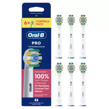 Oral-B Pro Deep Clean recambios de cepillo, pack de 6