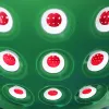 Guzzini Le Murrine set de 2 cuencos 12 cm verde esmeralda/blanco/rojo