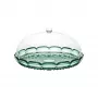 Guzzini Vanity set de plato de tarta con tapa verde matcha