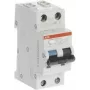 ABB 2CSR275180R0165 interruptor diferencial con protección de sobreintensidad 1P+N 16A curva C 30mA AC tipo 6kA 2 módulos DS201