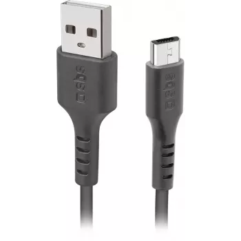 Cable SBS de USB a microUSB 1 m, negro (LTHL200)