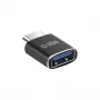SBS Adaptador USB-C a USB-A, USB 3.0, 5Gbps, OTG, carga 3A, aluminio, negro