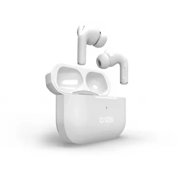 Auriculares TWS SBS Air Kab Max con estuche de carga inalámbrica, blanco (TEEARTWSPMAXBTW)