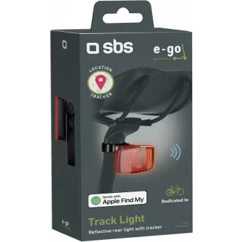 Reflectante para bicicleta con rastreador integrado SBS Find My (TEFINDBIKE)