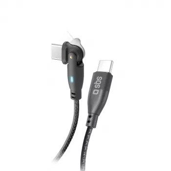 Cable USB-C a USB-C SBS Flexy 60W 1 m (TECABLE180TCC)
