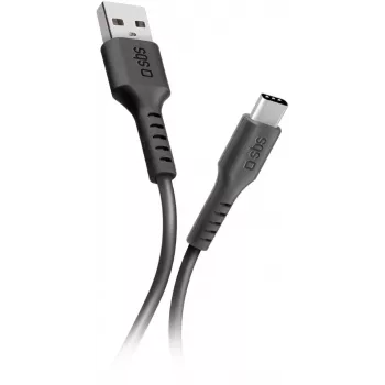Cable USB a USB-C SBS 1 m, Black (TECABLEMICROC10K)