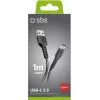 Cable de USB a USB-C SBS de 1 m, negro (TECABLEMICROC10K)
