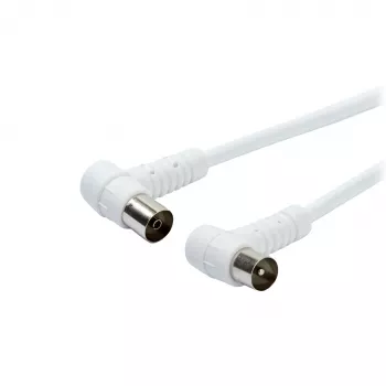 Vivanco Cable de conexión de antena, SAT, 3 m, blanco