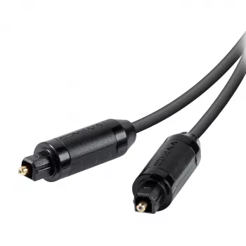 Vivanco VVATOSL30GK Cable de audio óptico TOSLINK 3m - dorado, negro