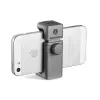 Manfrotto MTWISTGRIP Pinza universal para smartphone con Twist-Lock, aluminio, negro/gris