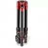 Manfrotto Element Traveller Trípode de aluminio de 5 secciones con rótula, rojo