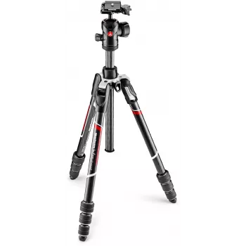 Manfrotto Befree Advanced Trípode de viaje de fibra de carbono con rótula