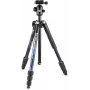 Manfrotto MKELMII4BL-BH Element MII Trípode de aluminio de 4 secciones con rótula, azul