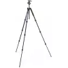 Manfrotto MKELMII4BL-BH Element MII Trípode de aluminio de 4 secciones con rótula, azul